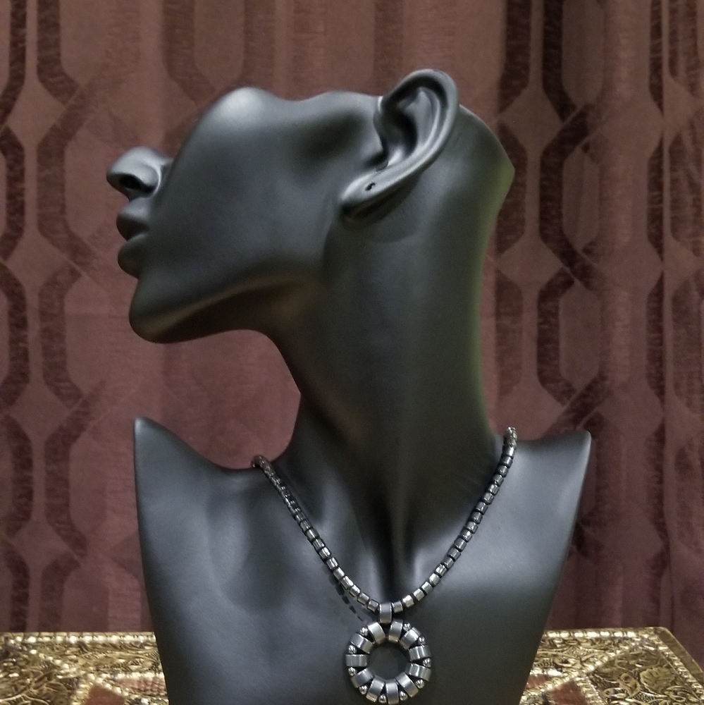 Hematite Necklace From Jamaica